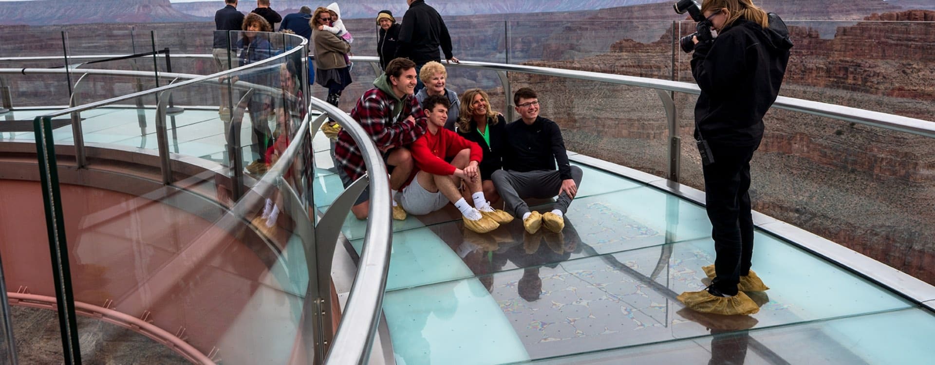 Tournage et photographie Skywalk Photos Grand Canyon